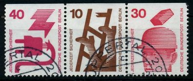 BERLIN Zusammendruck Nr W53 gestempelt 3ER STR X784716
