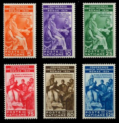 Vatikan Nr 45-50 postfrisch ungebraucht X7C48F6