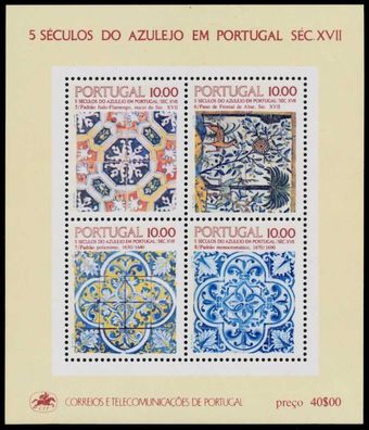 Portugal Block 38 postfrisch S018CCA