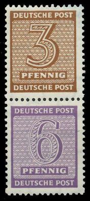 SBZ Westsachsen ZDR Nr Z3103 SZd3 postfrisch SENKR PAAR X10D94E