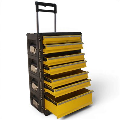 Metall Werkzeugtrolley Werkzeugkasten Werkstattwagen XXL Type 305BBBC m. Schloss
