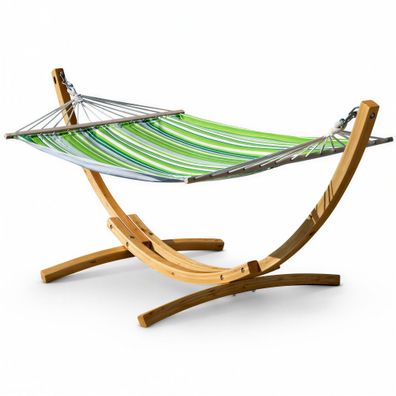 320cm Hängemattengestell Gestell mit Stab Hängematte Holz Lärche BLANCA-SOSUA