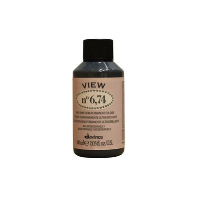 Davines, View, Demi-Permanentes Haarfärbemittel, 6,74, 60 ml