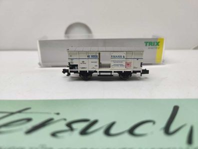 Mini Trix N DC 155926 / gedeckter Güterwagen der Bauart G 02 / DB / Ep. III / / /ei