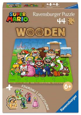 WOODEN Puzzle Kids 44 Teile - Nintendo Super Mario
