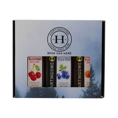 Hartingowe Gin-Likör Probierpaket (3 x 0,02L)