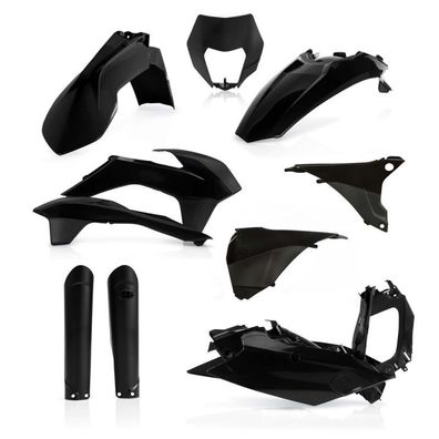 Acerbis Plastik Full Kit passend für KTM - Schwarz