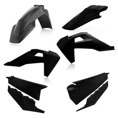 Acerbis Plastik Kit passend für Husqvarna - Schwarz