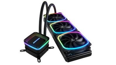 Enermax Aquafusion 360 AIO CPU-Wasserkéhlung ARGB Intel AMD AM4 schwarz