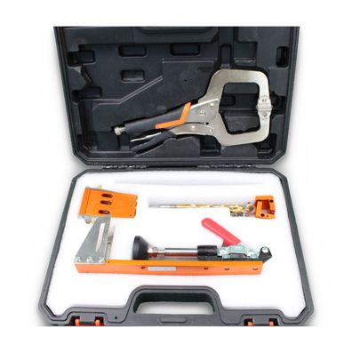 VEVOR Taschenlochbohrlehre Set Bohrhilfe mit Schraubenschléssel und Bits