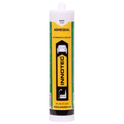 Innotec Adheseal 290 ml Elastische Kleb- und Dichtmasse Weiß