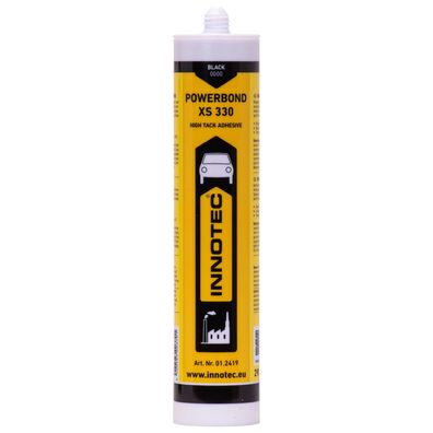 Innotec Powerbond XS 330 Montagekleber 290 ml Schwarz inkl. Mischhülse