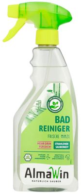Almawin Badreiniger 500 ml ökozertifiziert Pfefferminzduft Kalklöser