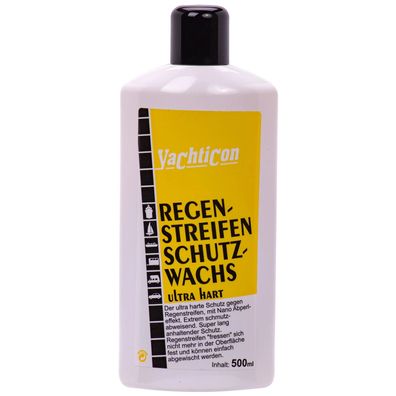 Yachticon Regenstreifen Schutzwachs 500 ml Ultra Hart Nano Abperleffekt