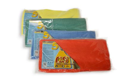 Innotec Clean and Shine Poliertücher rot 5er-Pack Wabenstruktur