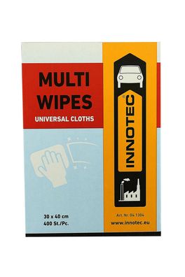 Innotec Multi Wipes 100 % Viskose 400 Tücher Poliertücher
