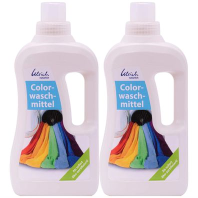 Ulrich natürlich Color Waschmittel 2x1L Vegan Öko-Konzentrat