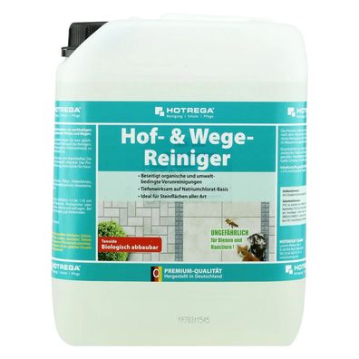 Hotrega Hof- & Wege Reiniger 5L Konzentrat säurefrei bienenfreundlich
