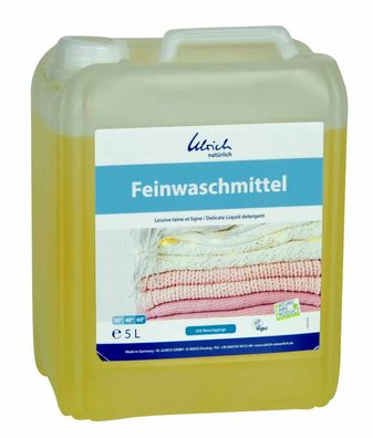 Ulrich natürlich Feinwaschmittel 5L vegan Konzentrat NCP-zertifiziert