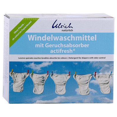 ULRICH natürlich Windelwaschmittel 2kg Pulver parfümfrei vegan
