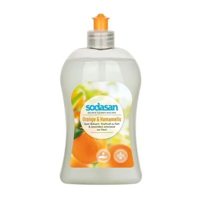 Sodasan Spülmittel Balsam Orange & Hamamelis 500 ml hautfreundlich