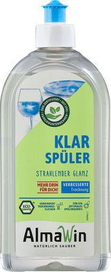 Almawin Klarspüler Öko-Konzentrat 500 ml – streifenfreies Geschirr