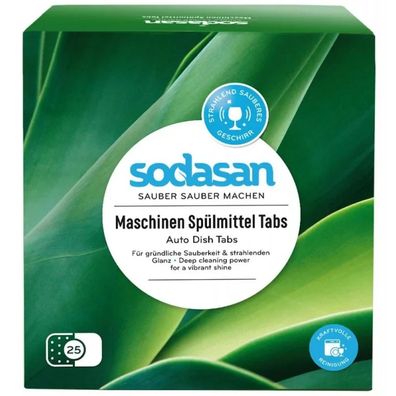 Sodasan Maschinenspülmittel Tabs 25 St. vegan phosphatfrei CO?-neutral