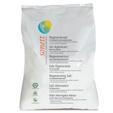 Sonett Regeneriersalz 2 x 2 kg – reines Kristallsalz für Geschirrspüler