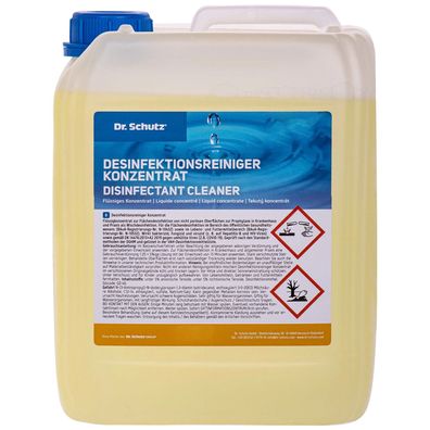 Dr. Schutz Desinfektionsreiniger 5L Konzentrat Alkoholfrei Viruzid