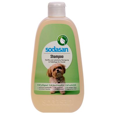 Sodasan Hundeshampoo 0,5 Liter ökozertifiziert pH-neutral