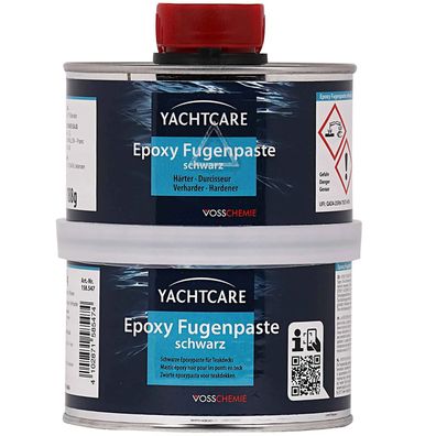 Yachtcare EP Fugenpaste schwarz 500 g A+B Epoxypaste
