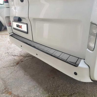 Ladekantenschutz Stoßstangenschutz für Opel Vivaro 2014-2019 Edelstahl Dunkel