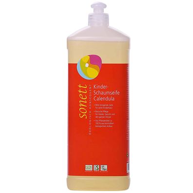 Sonett Kinder Schaumseife Calendula 1 L Nachfüllflasche