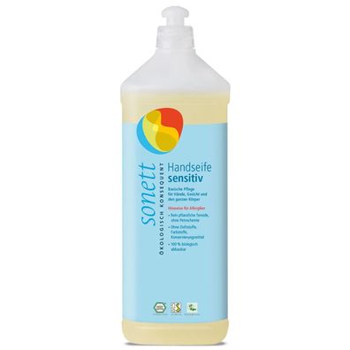 SONETT Handseife Sensitiv 1L Nachfüllflasche milde basische Seife