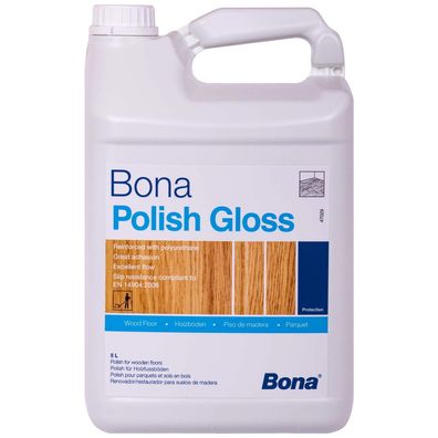 Bona Polish 5 L glänzendes Parkettpflegemittel Polyurethan