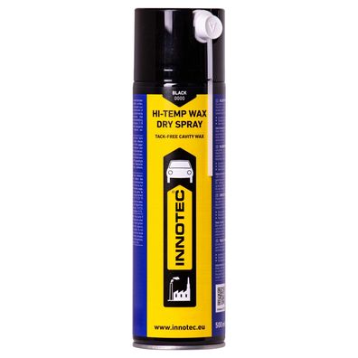 Innotec Hi Temp Wax Spray 500 ml schwarz Rostschutz Unterboden Hohlraum