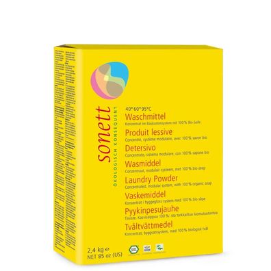 SONETT Bio-Waschpulver Konzentrat 2,4 kg 40–95 °C