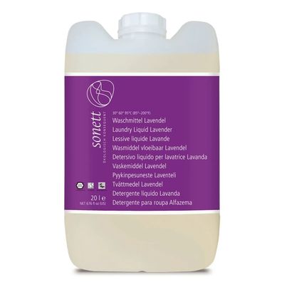 SONETT Flüssigwaschmittel Lavendel 20L, Bio, Hautfreundlich