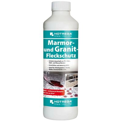 Hotrega Fleckschutz für Marmor Granit 500 ml Nano-Technologie