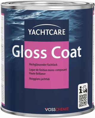 Yachtcare Gloss Coat 750 ml hochglänzender Yachtlack Weiß