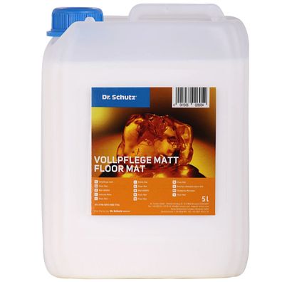 Dr. Schutz Vollpflege matt 5L matte Bodenpflege für 100m²