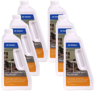 DR. SCHUTZ Vollpflege matt 6x750ml Bodenpflege matt