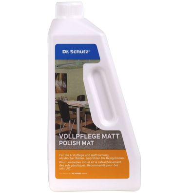 Dr. Schutz Vollpflege Matt 750ml Pflegefilm für elastische Böden