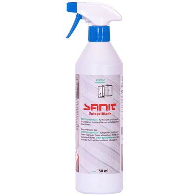 SANIT SpiegelBlank Glasreiniger 750 ml streifenfrei intensiv