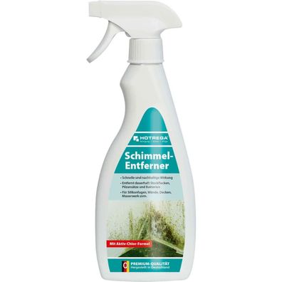 Hotrega Schimmelentferner 500ml Flachsprühflasche Aktiv-Chlor