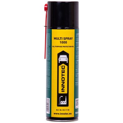 Innotec Multi Spray 1000 Universalöl 500 ml Schmiermittel Korrosionsschutz