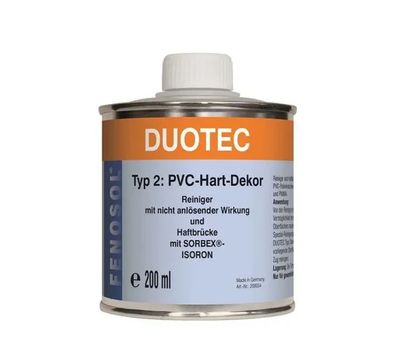 Fenoplast Fenosol DUOTEC 200ml Typ 2 PVC-Hart-Dekor Reiniger