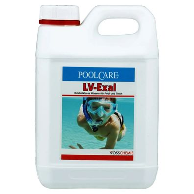 Poolcare LV Exal 1 L Wasserpflege ohne Chlor – Algenvorbeugung