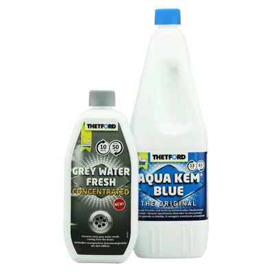 Thetford Duopack Aqua Kem Blue 2L & Grey Water Fresh 0,78L