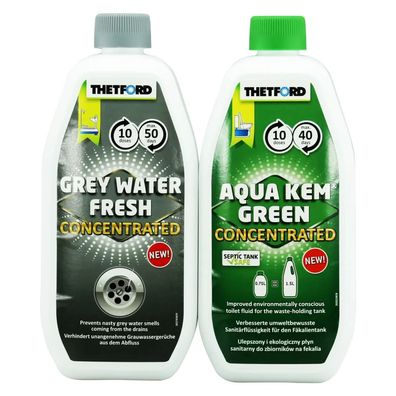Aqua Kem Green 0,75L & Grey Water Fresh 0,80L Sanitärkonzentrat
